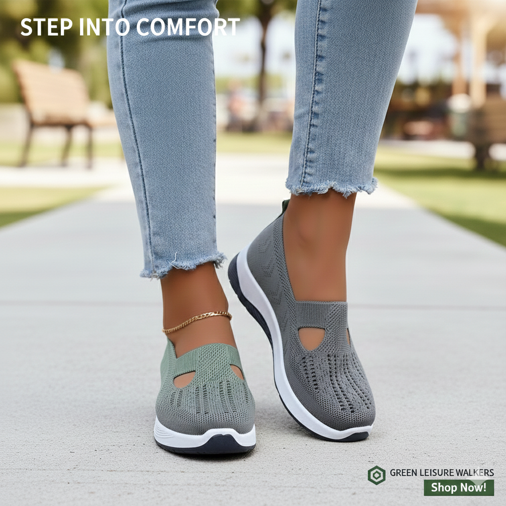 CloudWalker Slip-On Mesh Air Cushion Breathable Women's Sneakers - Image 20