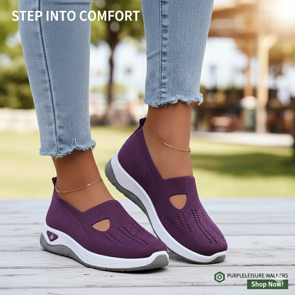 CloudWalker Slip-On Mesh Air Cushion Breathable Women's Sneakers - Image 19