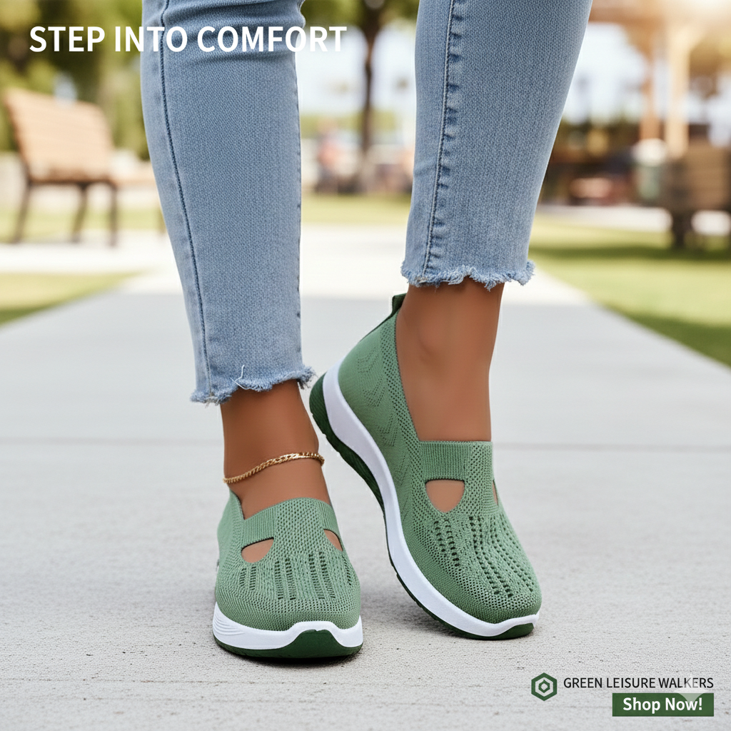 CloudWalker Slip-On Mesh Air Cushion Breathable Women's Sneakers - Image 23
