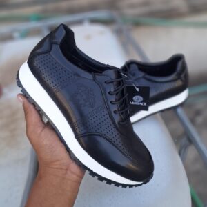 GV Embossed Medallion Urban Leather Sneakers
