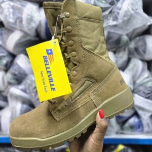 Belleville Tactical Light-Weight Military-Grade Comfortable Combat Boots in Tan