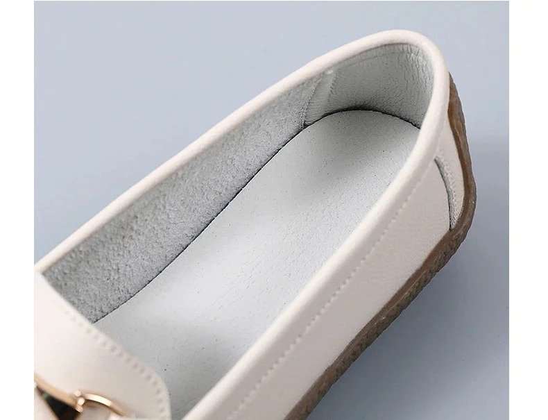 Luxury Premium Mocasines Slip on PU Leather High Quality Loafers Women Shoes - Image 21