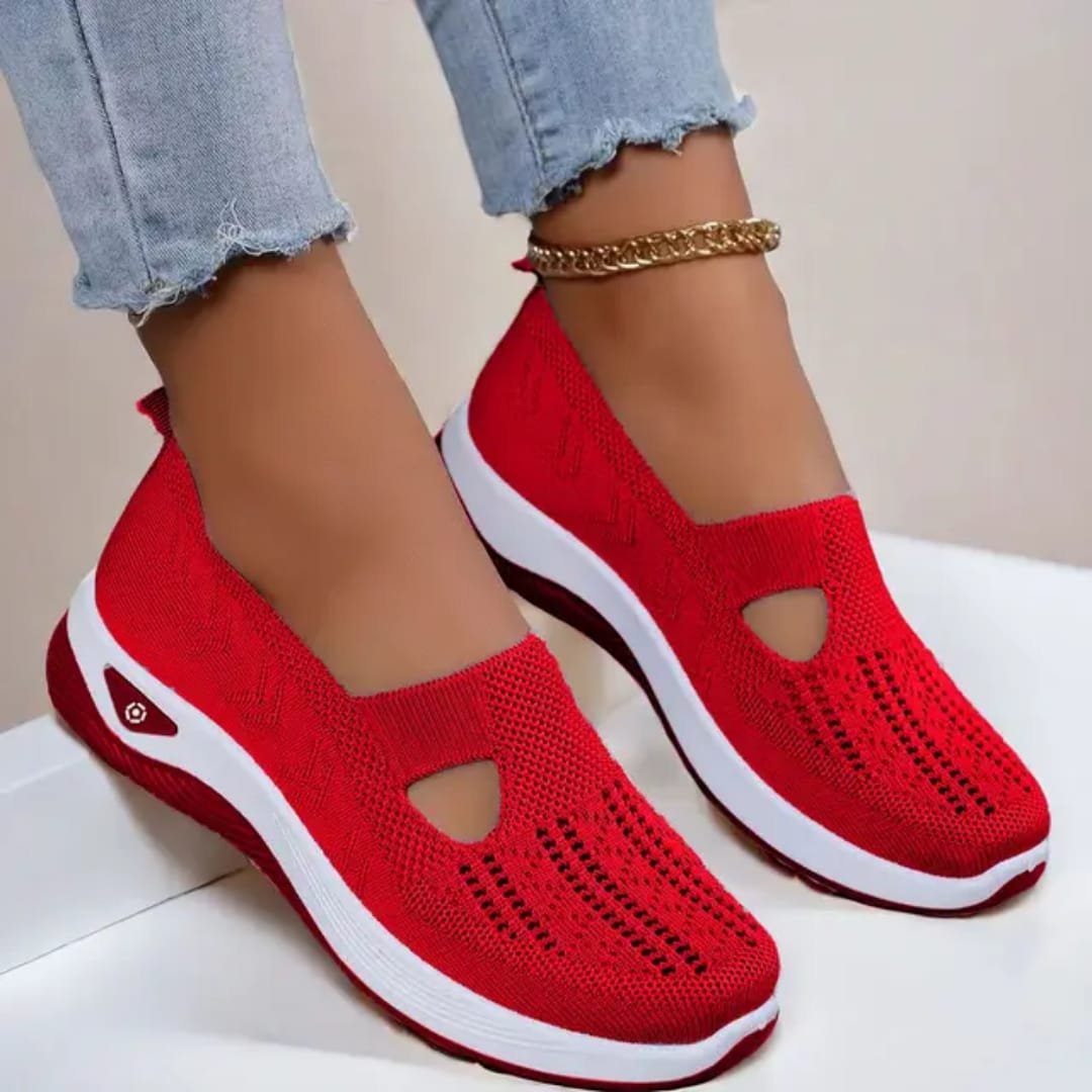 CloudWalker Slip-On Mesh Air Cushion Breathable Women's Sneakers - Image 17