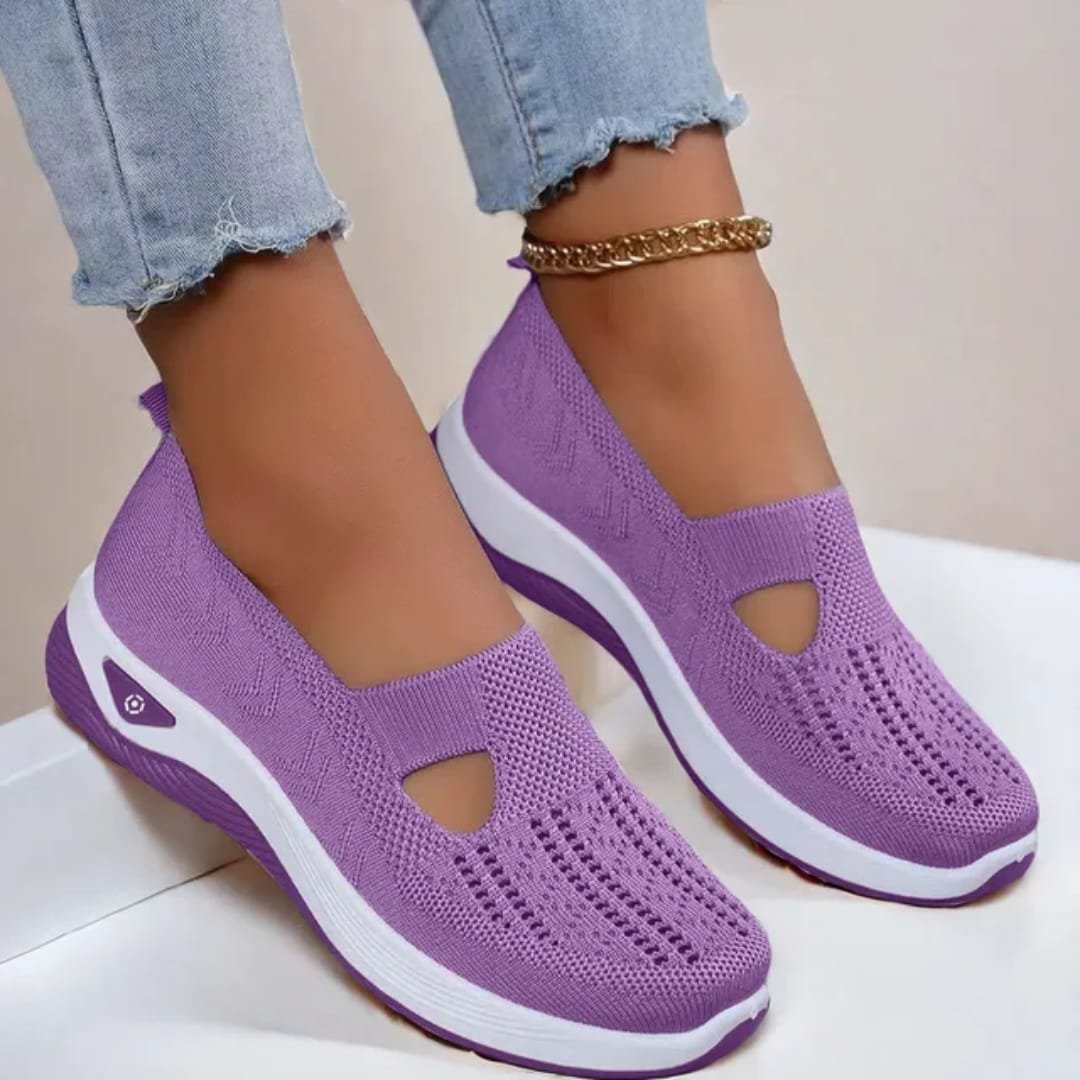 CloudWalker Slip-On Mesh Air Cushion Breathable Women's Sneakers - Image 16