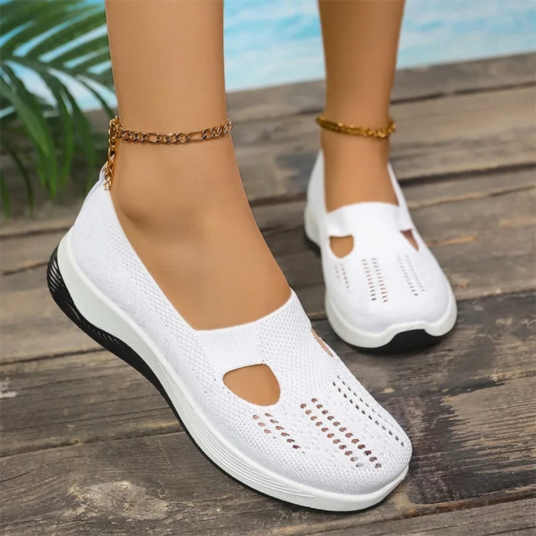CloudWalker Slip-On Mesh Air Cushion Breathable Women's Sneakers - Image 13