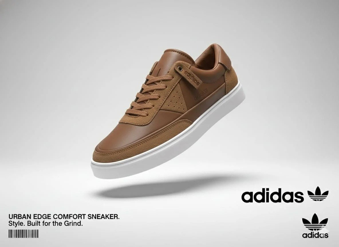 Adidas Premium Leather Urban Casual Sneakers - Image 9