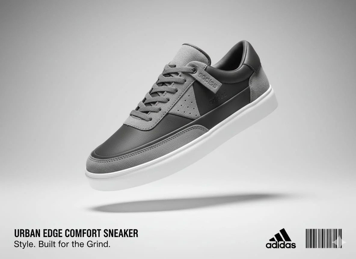 Adidas Premium Leather Urban Casual Sneakers - Image 15
