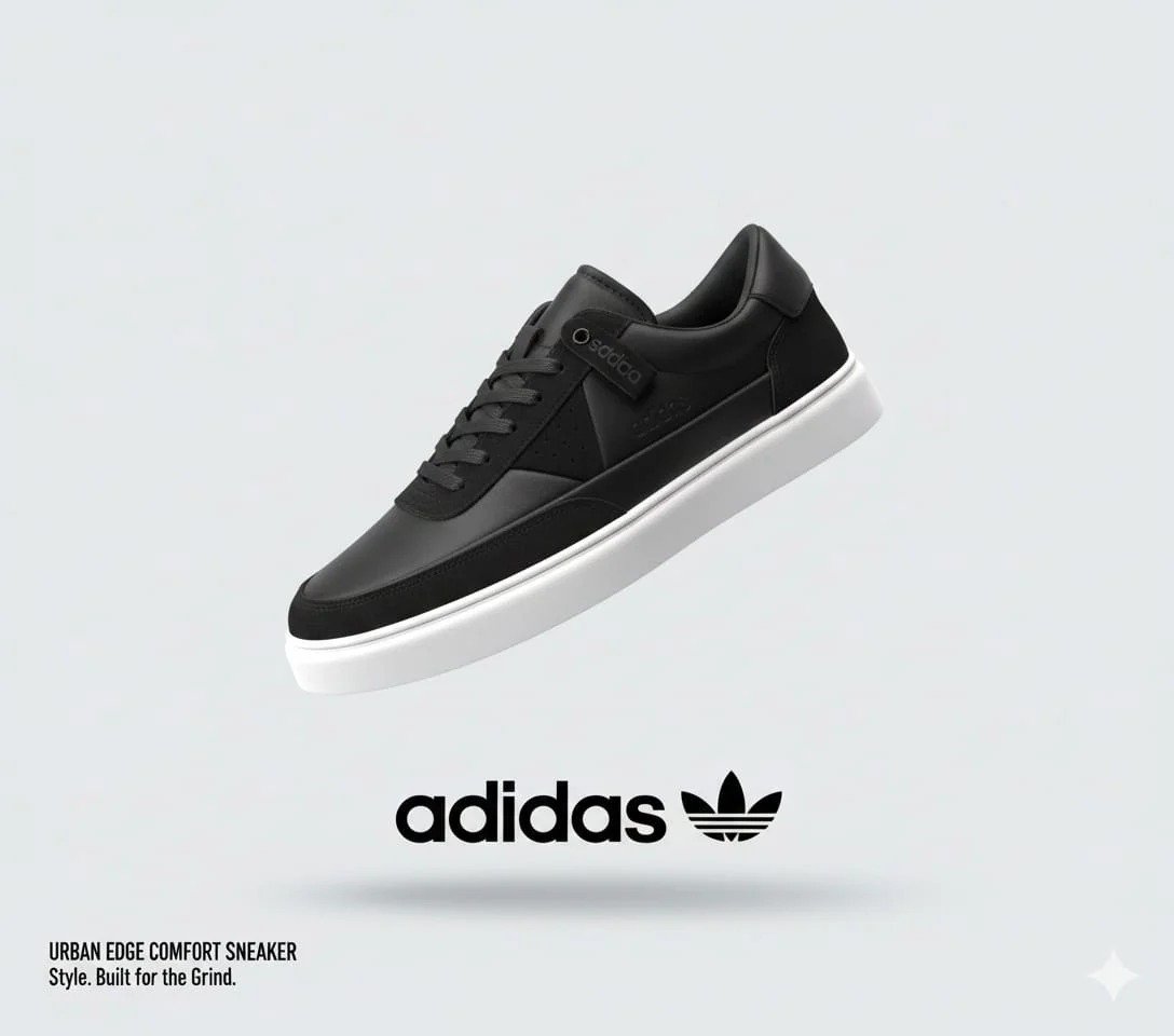 Adidas Premium Leather Urban Casual Sneakers - Image 11