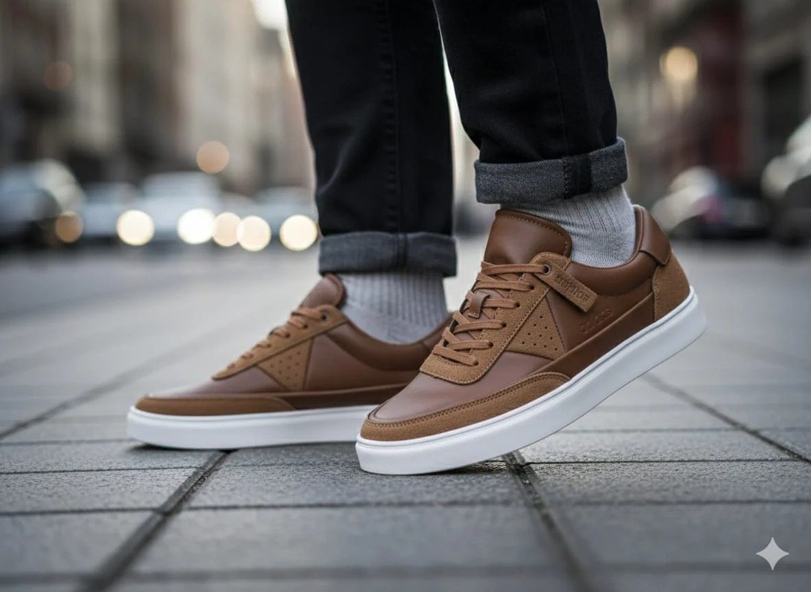 Adidas Premium Leather Urban Casual Sneakers - Image 19