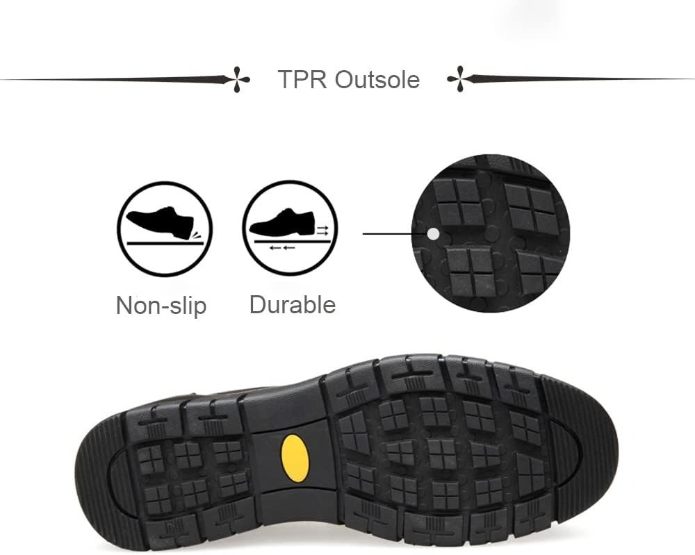 Leather Slip on Loafers for Men Non-slip Rubber Sole Fashion Design Lightweight & Breathable - Image 23
