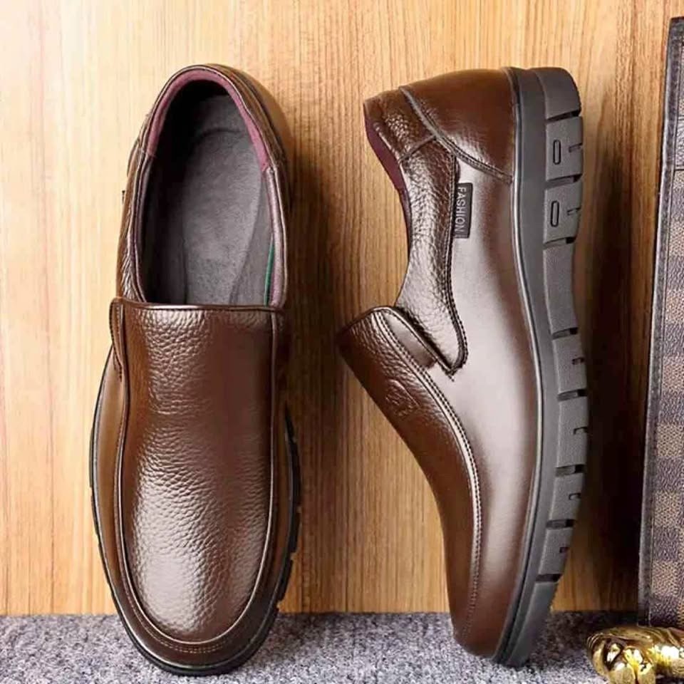 Leather Slip on Loafers for Men Non-slip Rubber Sole Fashion Design Lightweight & Breathable - Image 12