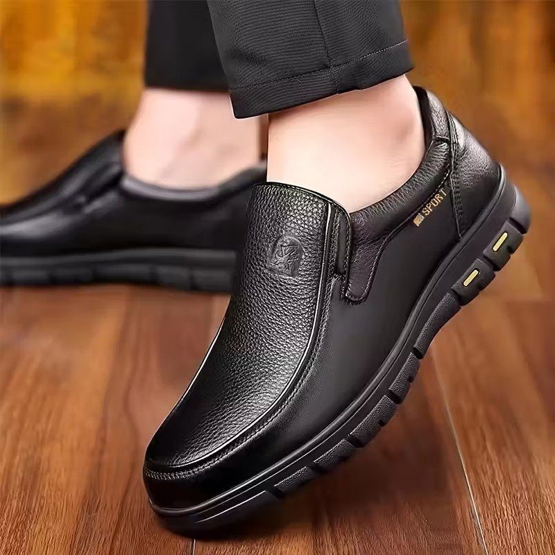 Leather Slip on Loafers for Men Non-slip Rubber Sole Fashion Design Lightweight & Breathable - Image 18