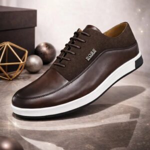 BOSS Premium Leather Derby Comfort Edition