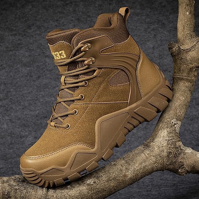 Hiking Shoes Men Waterproof Light Trekking Shoes Men Ankle Mountaineering Shoes Non-Slip Comfortable Outdoor Shoes Men for Sport Hiking & Combat Boots - Image 9