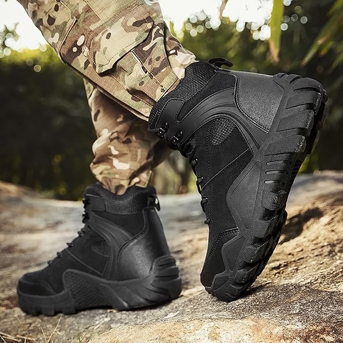Hiking Shoes Men Waterproof Light Trekking Shoes Men Ankle Mountaineering Shoes Non-Slip Comfortable Outdoor Shoes Men for Sport Hiking & Combat Boots - Image 10