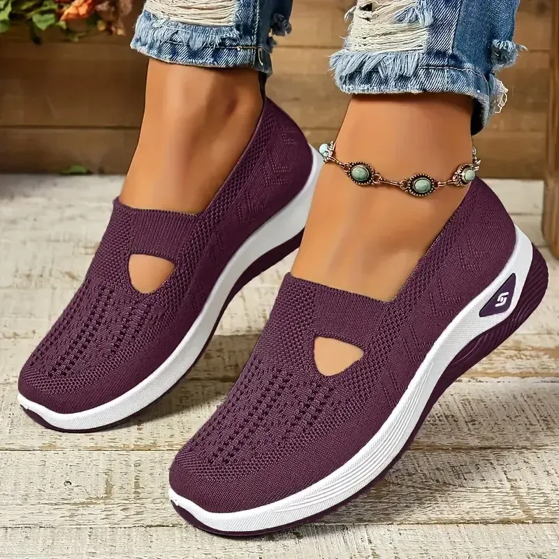 CloudWalker Slip-On Mesh Air Cushion Breathable Women's Sneakers - Image 8