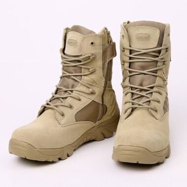 Tactical Outdoor Boots Durable Lightweight Hiking Work Footwear - Image 3