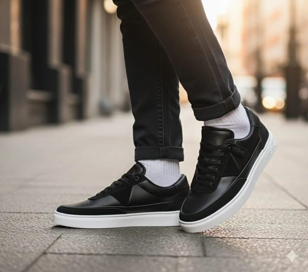 Adidas Premium Leather Urban Casual Sneakers - Image 17