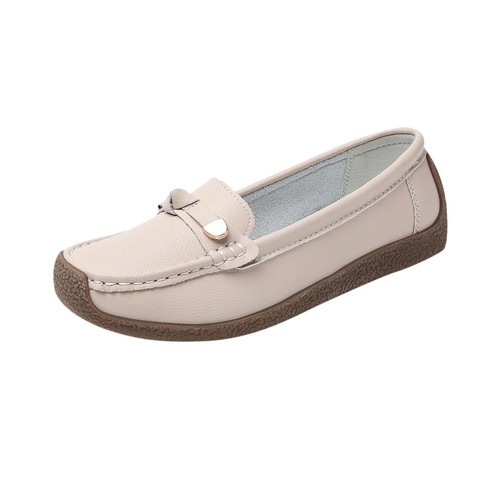 Luxury Premium Mocasines Slip on PU Leather High Quality Loafers Women Shoes - Image 23