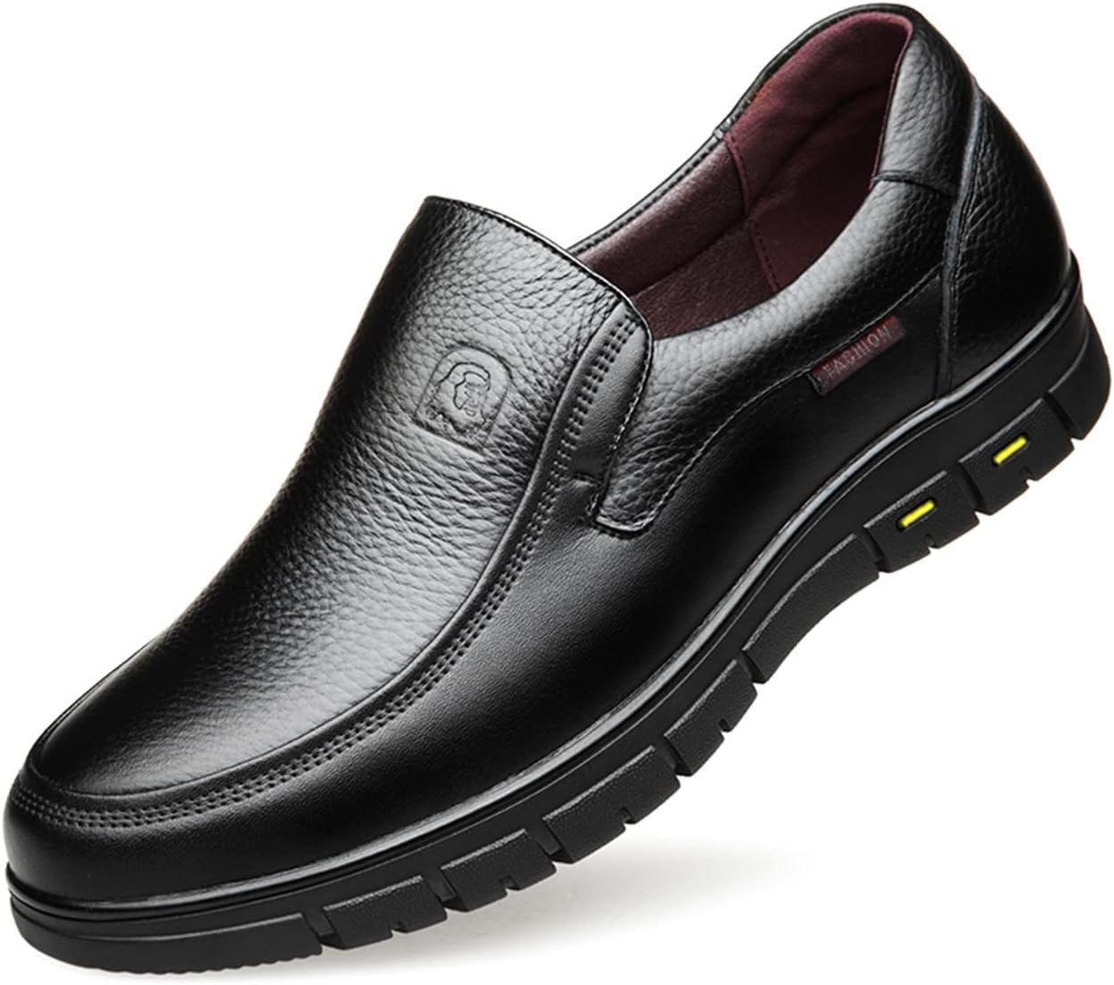 Leather Slip on Loafers for Men Non-slip Rubber Sole Fashion Design Lightweight & Breathable - Image 25