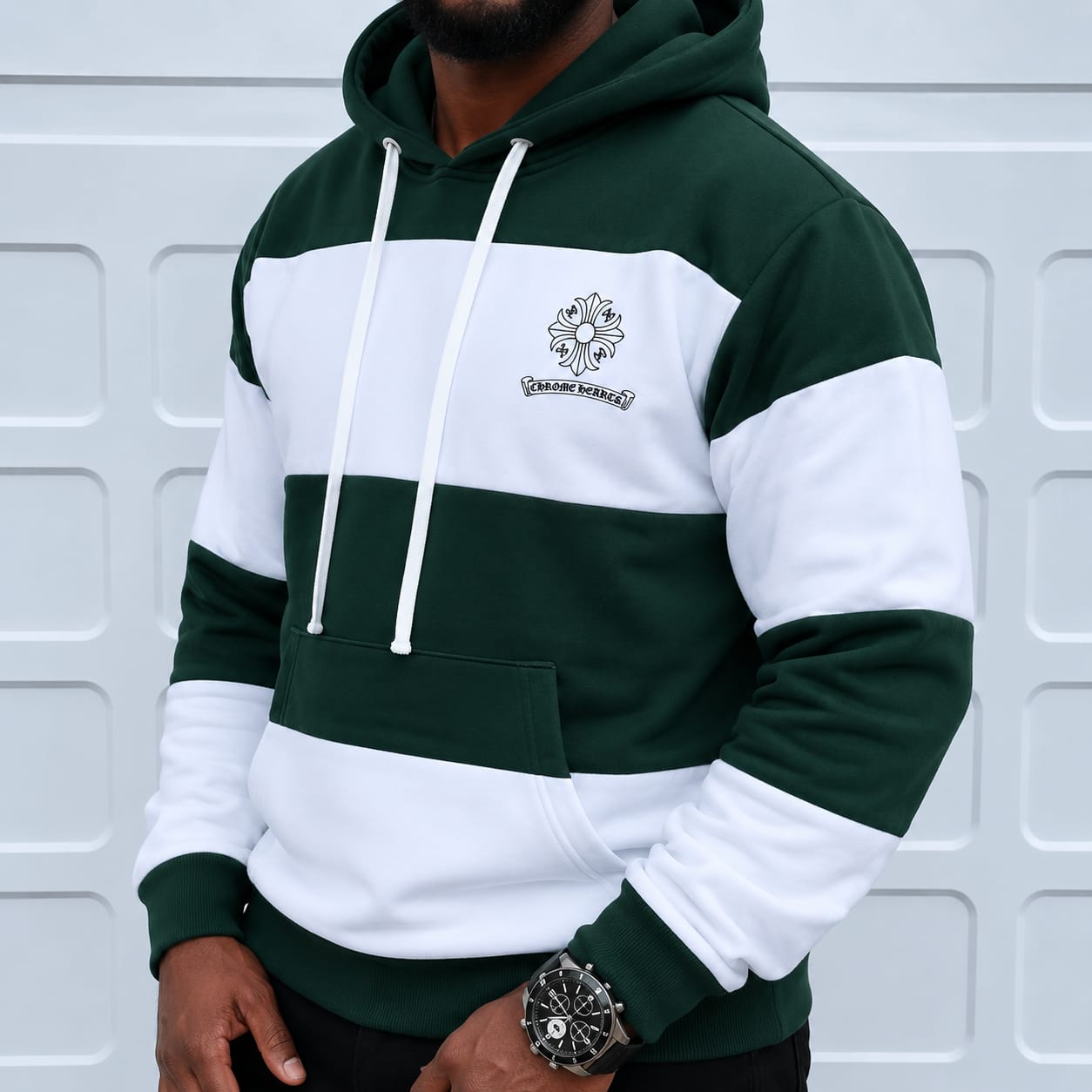 Premium Colorblock Pullover Hoodie - Image 2
