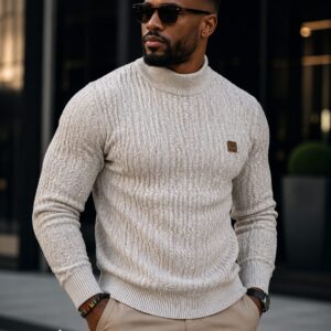 Prestige Mock Neck Sweater