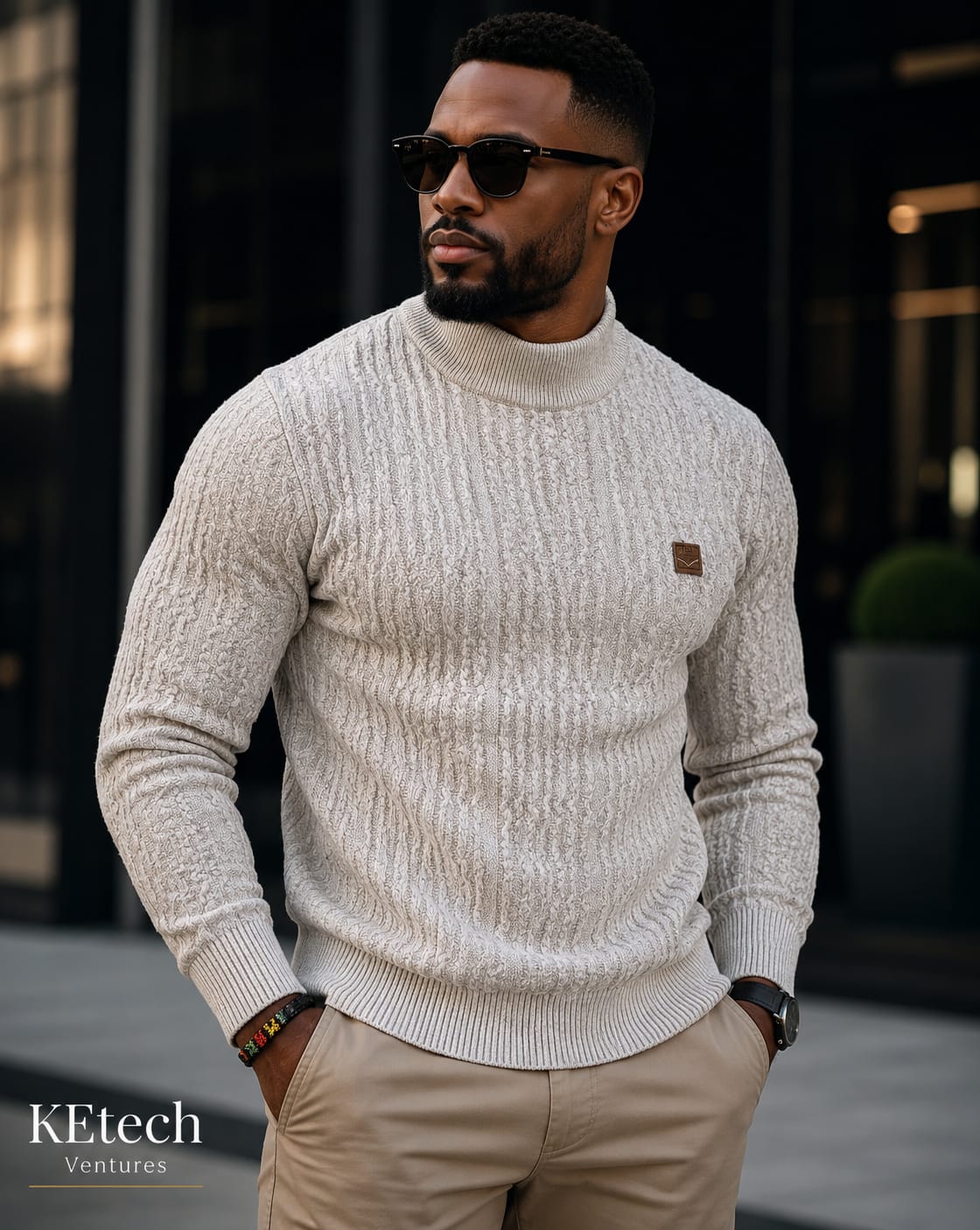 Prestige Mock Neck Sweater