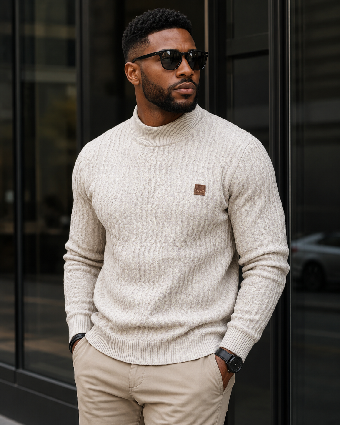 Prestige Mock Neck Sweater - Image 8