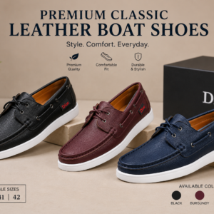 Premium Classic Leather Boat Shoes