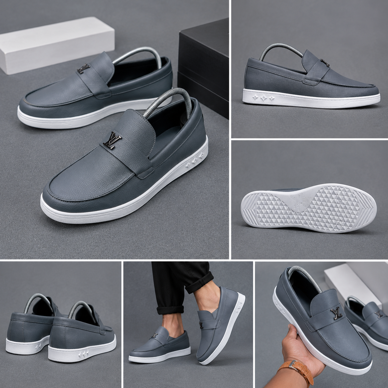 Executive Comfort Leather Loafers - Image 6