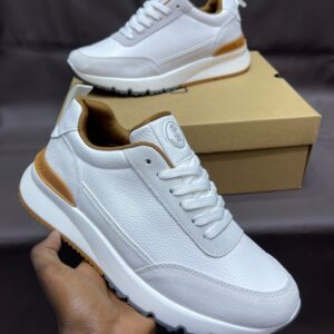 Brunello Classic Leather Sneakers