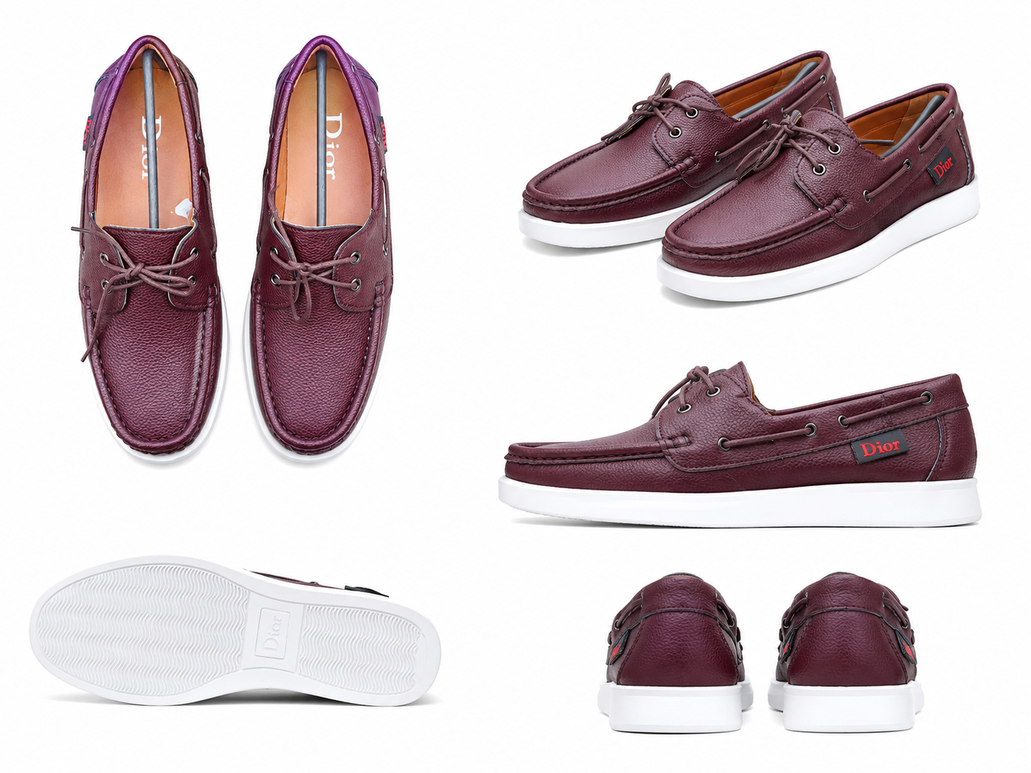 Premium Classic Leather Boat Shoes - Image 7