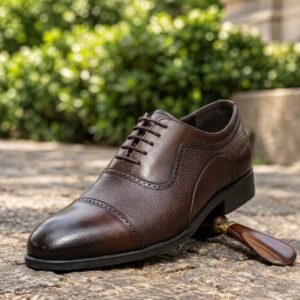Men Cap-Toe Oxford Shoes
